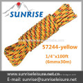 57244-yellow# 6mmx30m Braided Polypropylene General Purpose Rope
